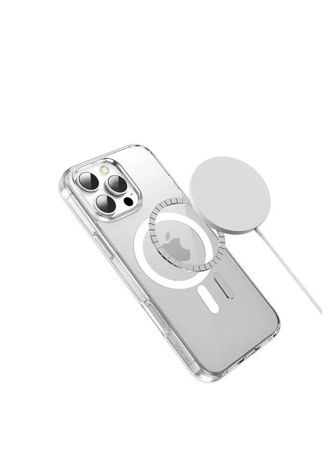 GREEN LION iPhone 16 Plus MagSafe Case Crystal Clear Cover / Strong Magnet / Anti Fingerprint / Anti Scratch / Ultra HD Clarity / High-Level Protection / Ultra Drop Protection / Camera Protection - Clear - Image 3