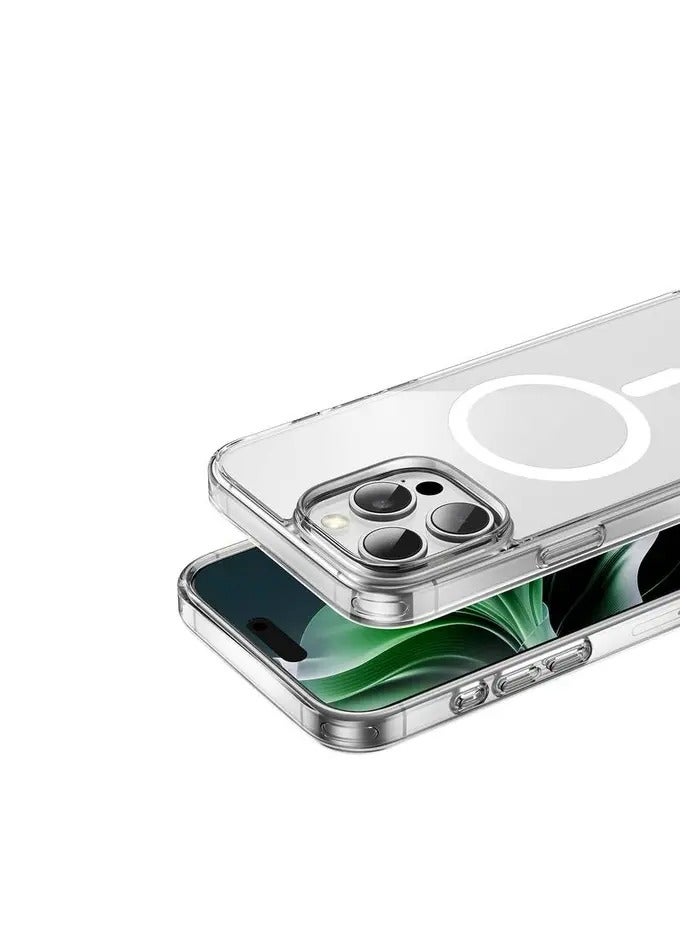 GREEN LION iPhone 16 Plus MagSafe Case Crystal Clear Cover / Strong Magnet / Anti Fingerprint / Anti Scratch / Ultra HD Clarity / High-Level Protection / Ultra Drop Protection / Camera Protection - Clear - Image 4