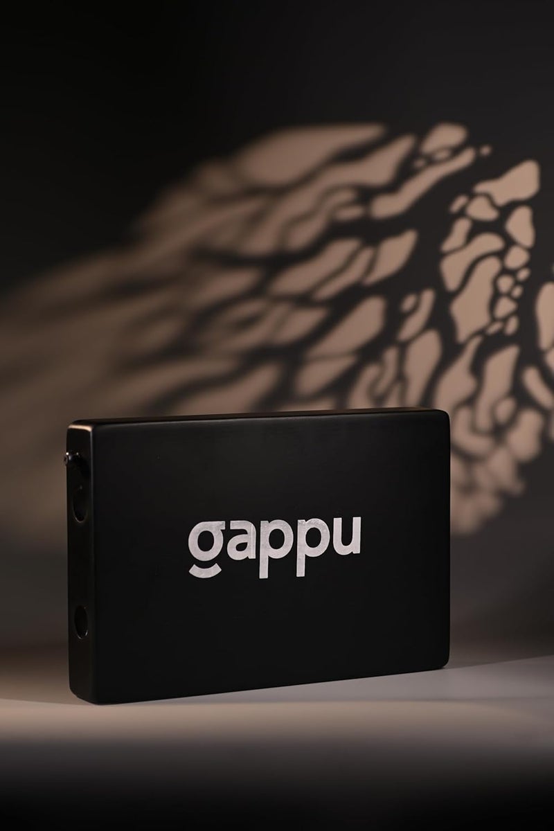 Gappu جام بوكس كاجون – طبل يدوي محمول مدمج مع صوت جهير غني وصوت سنير، مثالي للسفر وجلسات العزف - أسود - Image 3