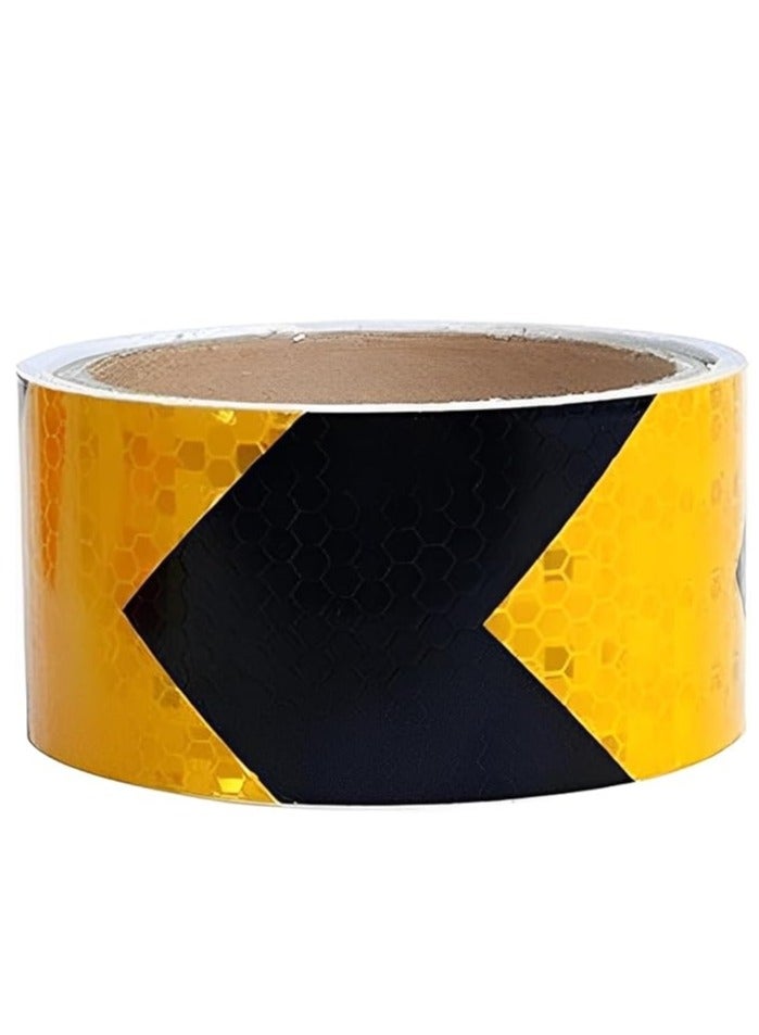 5cmx25m Arrow Reflective Tape Safety Caution Warning Reflective Adhesive Tape sticker For Truck Motorcycle Bicycle Car Styling - Image 1