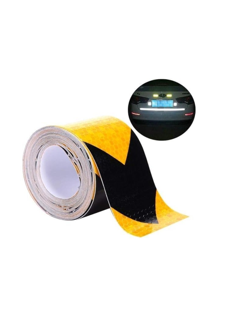 5cmx25m Arrow Reflective Tape Safety Caution Warning Reflective Adhesive Tape sticker For Truck Motorcycle Bicycle Car Styling - Image 3