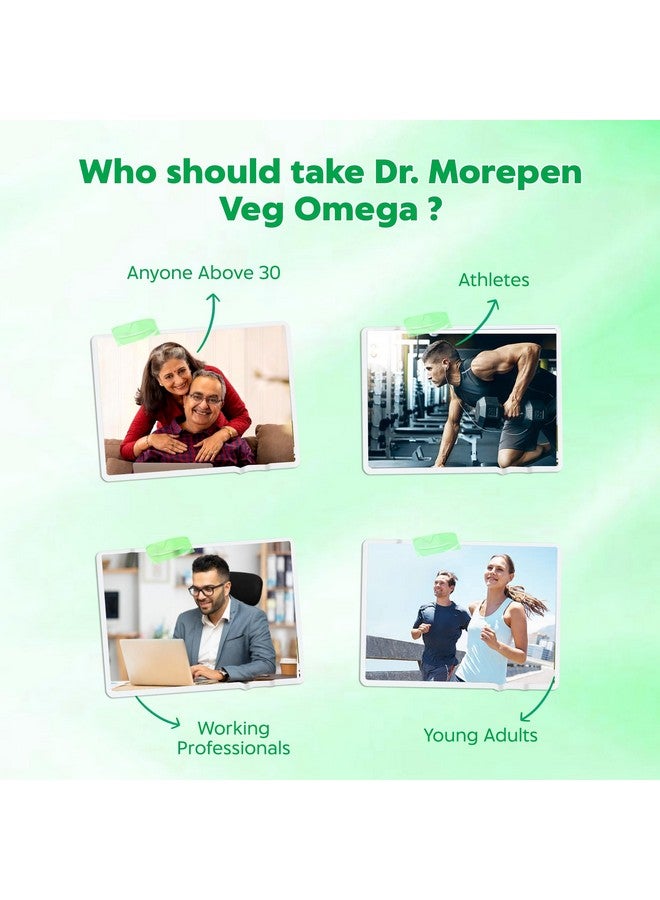 Dr. Morepen كبسولات أوميغا 3 6 7 9 من د. موريبين 500 ملغ بذور الكتان، بذور السوداء و البحر النبق - 60 كبسولة نباتية - Image 5