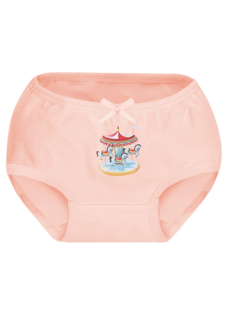 Funny Bunny Pack of 4 Cotton Brief Panties Underwear for Girls - Image 2