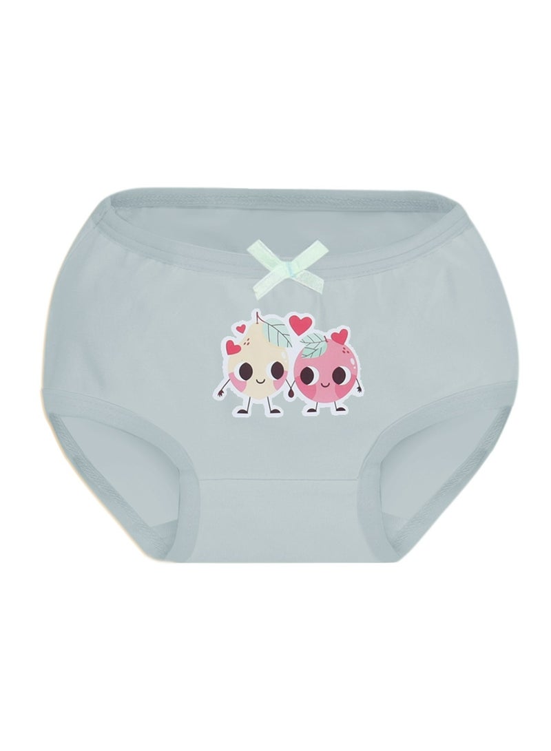 Funny Bunny Pack of 4 Cotton Brief Panties Underwear for Girls - Image 5