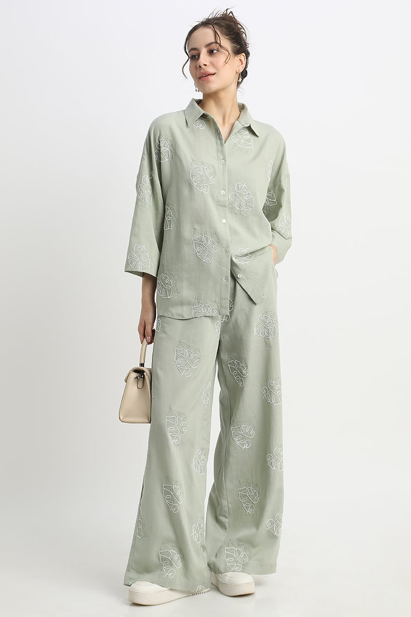 بلو إيج بنطلون منسوج عرقي - Image 1