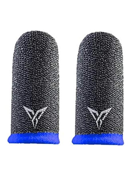 Sweatproof Finger Covers for Professional Players Use for PUBG and Mobile Games Shooting, Suitable for Thumbs and Compatible with Touch Screens (1 Set)