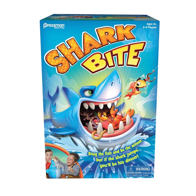 Pressman Shark Bite with Let's Go Fishin' Card Game (Amazon Exclusive) by Pressman - Image 2