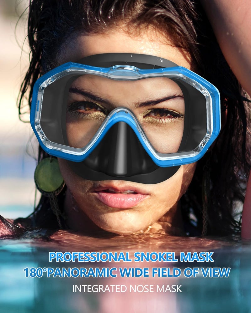 W WSTOO WSTOO Adults Swim Goggles with Nose Cover to Prevent Water Inhaling, Anti-Fog Swimming Mask for Youth Men Women - Image 4