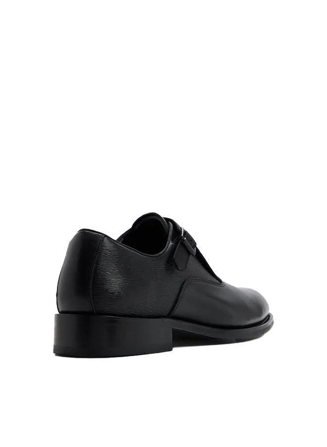 Aldo Bejamin Men Black Slip Ons