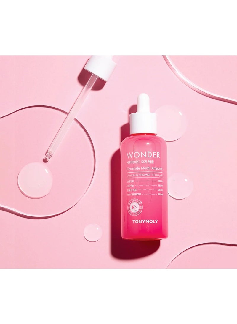TONYMOLY Wonder Ceramide Mochi Ampoule | Hydrating & Barrier Repair Face Serum | Strengthens Skin Barrier, Nourishes & Improves Elasticity | 100 ml - Image 3