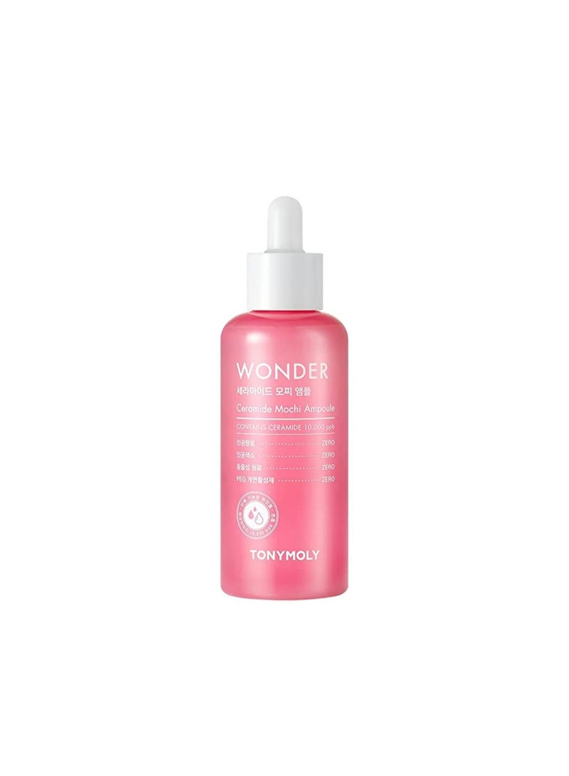 TONYMOLY Wonder Ceramide Mochi Ampoule | Hydrating & Barrier Repair Face Serum | Strengthens Skin Barrier, Nourishes & Improves Elasticity | 100 ml - Image 1