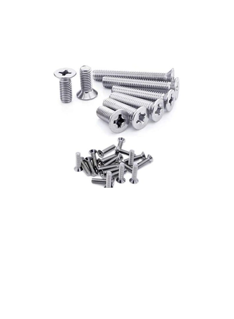 Machine Screw CSK Philip & Countersunk Head for DIY Electrical & Kitchen Furniture Pull Cabinet Door Handles  - Image 1