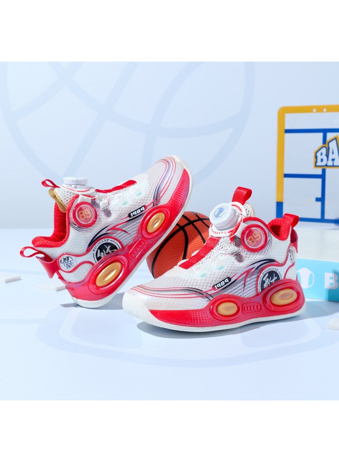 Bumblebee Boys' Basketball Shoes - Summer Breathable Mesh Sneakers For Kids, Comfortable Soft-soled Sports Shoes For Children, Casual Running Shoes For Big Kids - Image 5