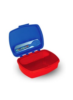 Disney Funny Sandwich Box with Cutlery Cars Stickers BPA Free Portable Lunch Container for Kids Customizable Design Perfect for Disney Cars Fans  - Image 2