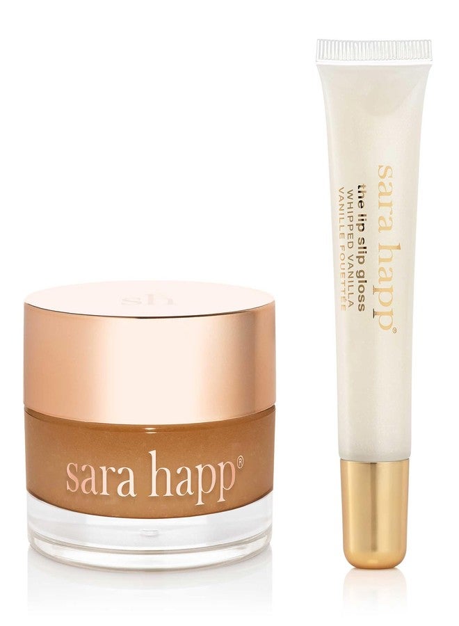 Sara Happ Hot Cocoa Kisses Treatment Duo, Lip Scrub & Gloss, Unisex Exfoliating Set, 2 Count, Lip Care & Conditioning, for Lips - Image 2