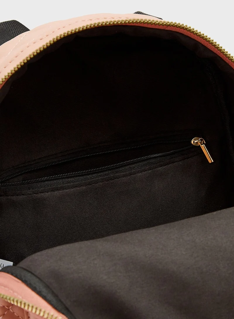 Ginger Mini Quilted Backpack