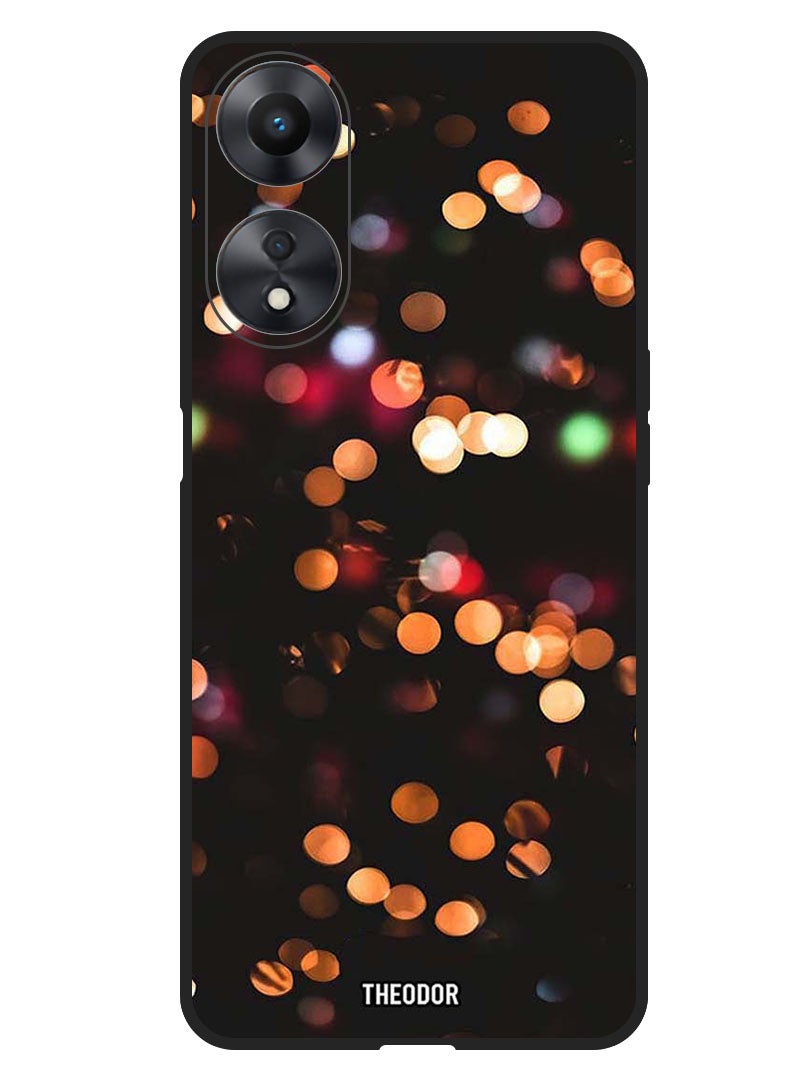 Theodor Protective Case Anti Scratch Shock Proof Bumper Cover For Oppo A98 Colourful Lights - Image 1