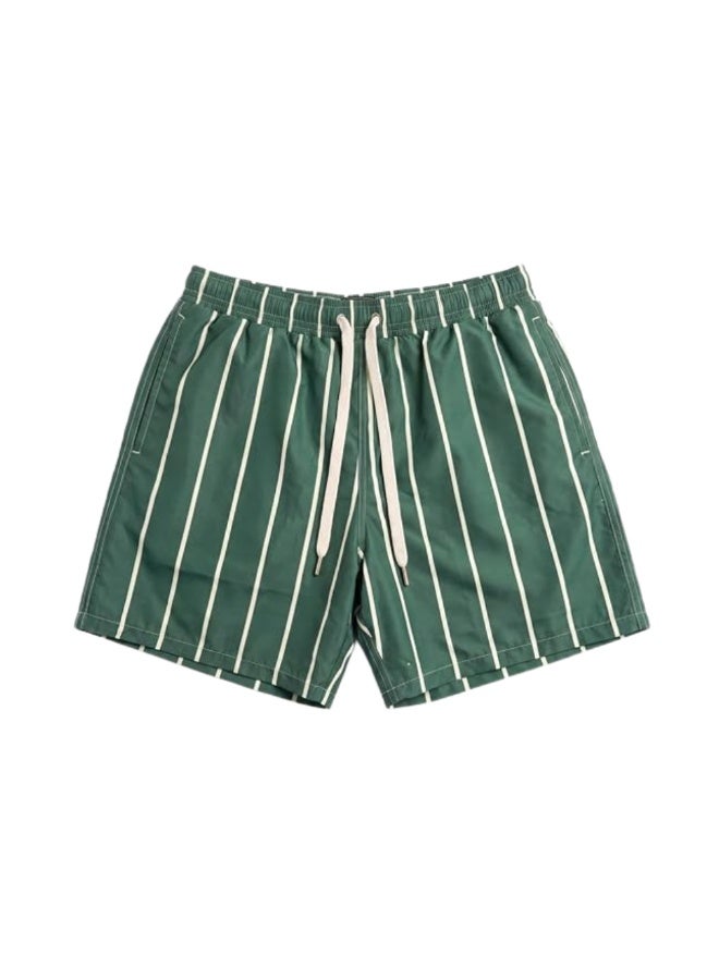 Men's Quick Dry Striped Swim Shorts - Image 4