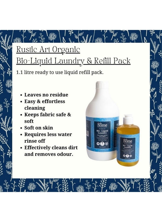 Home Organic Bio-Liquid Laundry | Enriched With Soapnut & Lemon | Front & Top Load Washing Machine | Works In Hard Water (1100 Ml) - pzsku/Z08EFEBE40B1D3784E4E2Z/45/_/1735817546/818fdada-1639-4f75-848e-9f53dddaa5f6