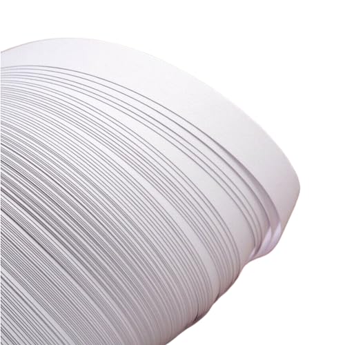ODETOJOY White Quilling Paper Strips 5mm Cream For Crafts Quilling Strip Filigee Quilling Set 120pcs, 54cm - Image 2