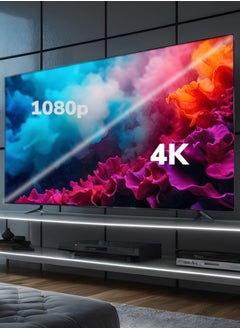 GeneralGold Smart 85" Smart TV QLED 4K UHD NEW 2024 Model, WebOS, Frameless Design, WiFI Bluetooth, Voice Recognition, Netflix, YouTube, Prime Video  - Image 3
