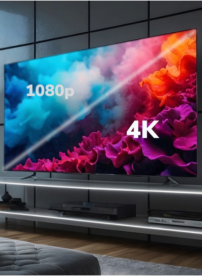 GeneralGold - Smart 85" Smart TV QLED 4K UHD NEW 2024 Model, WebOS, Frameless Design, WiFI Bluetooth, Voice Recognition, Netflix, YouTube, Prime Video - Image 1