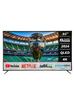 GeneralGold Smart 85" Smart TV QLED 4K UHD NEW 2024 Model, WebOS, Frameless Design, WiFI Bluetooth, Voice Recognition, Netflix, YouTube, Prime Video  - Image 1