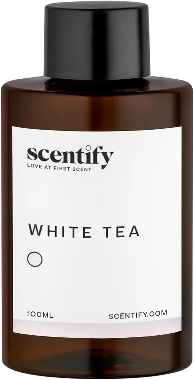 Scentify عطر زيت الشاي الأبيض للبخاخات الزيتية من سنتيفي - زيت عطري فاخر بنغمات الحمضيات والزهور والمسك والعنبر - عطر بخاخ عطري مريح غير سام وصديق للحيوانات الأليفة 3.4 أونصة - Image 2