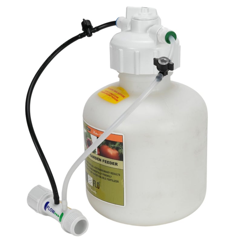 EZ-FLO 3/4 Gallon Hoseâ€‘Bib & Drip Fertilizer Injector | Lowâ€‘Pressure Garden Feeder for On/Off Flow & Drip Irrigation | EZ 2005â€‘HB - Image 2