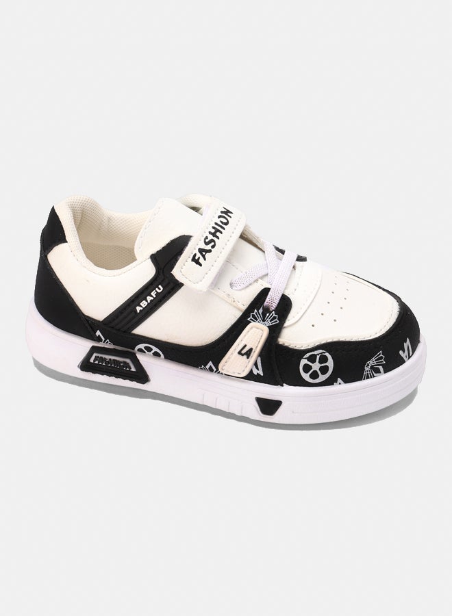 Grinta Kids Shoes - White&Black - Image 1