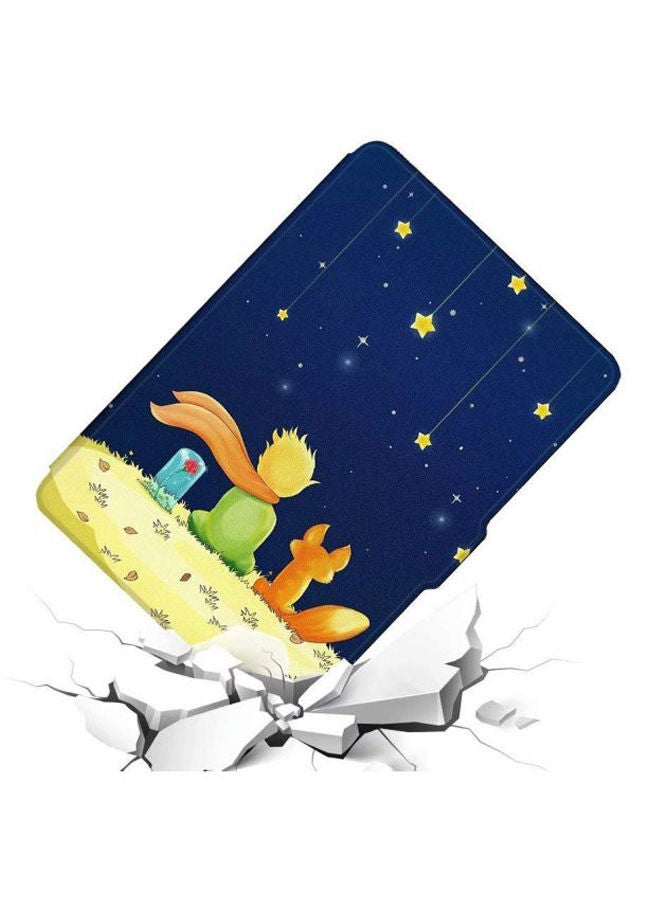 NIBEMINENT Plum Little Prince Printed Protective Folio Cover For Kindle Paperwhite Blue/Yellow/Brown  - Image 3