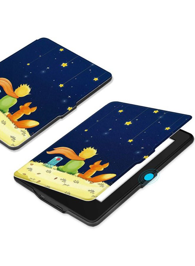 NIBEMINENT Plum Little Prince Printed Protective Folio Cover For Kindle Paperwhite Blue/Yellow/Brown  - Image 4