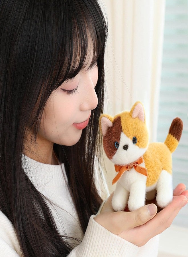 Ditucu Calico Cat Stuffed Animals Cute Soft Kitten Plush Doll Small Kitty Plushies Toys Gifts for Kids 6 inch - Image 2