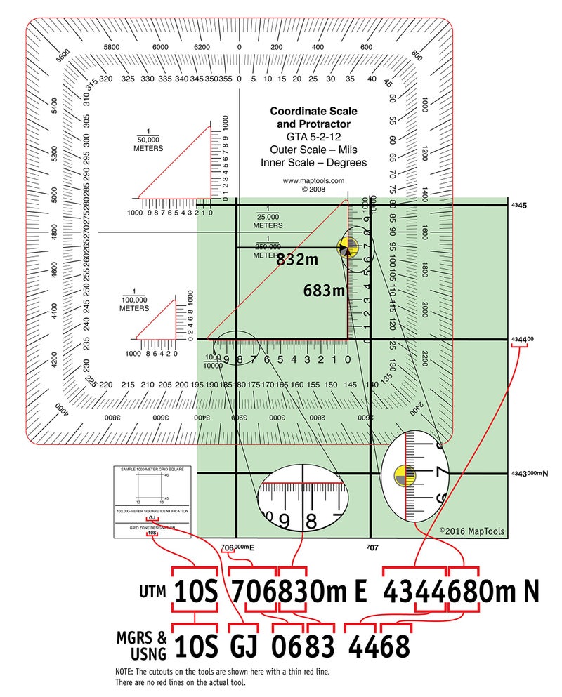MapTools Military Style UTM/MGRS Coordinate Scale - Image 4