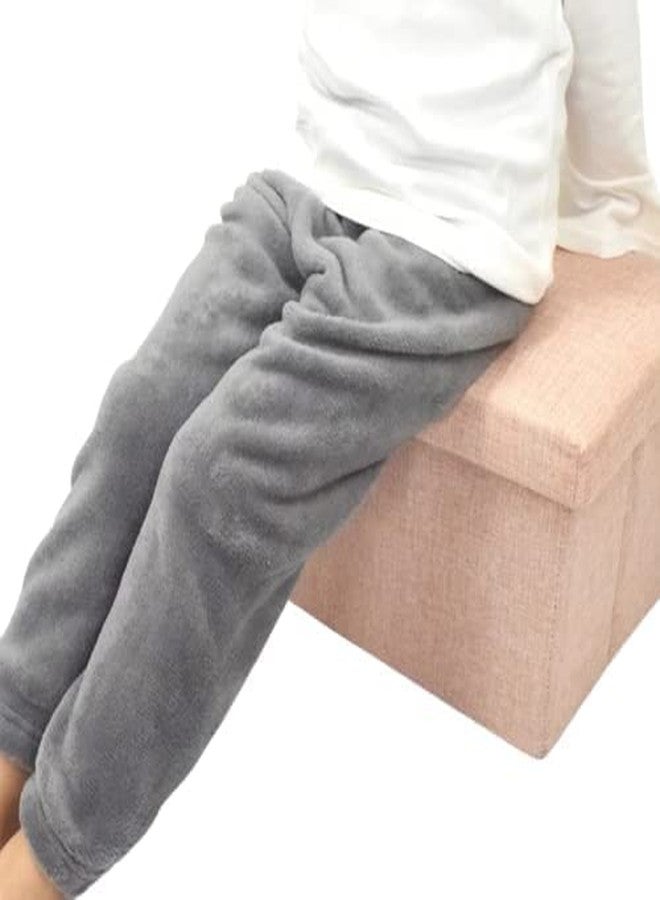SHAPERX Kids Baby Boys and Girls Unisex Woolen Winter Warm Lower Track Pant Regular Fit Inside Fleece Legging Pajama Pack of (5-7 Year) Multicolour - Image 5