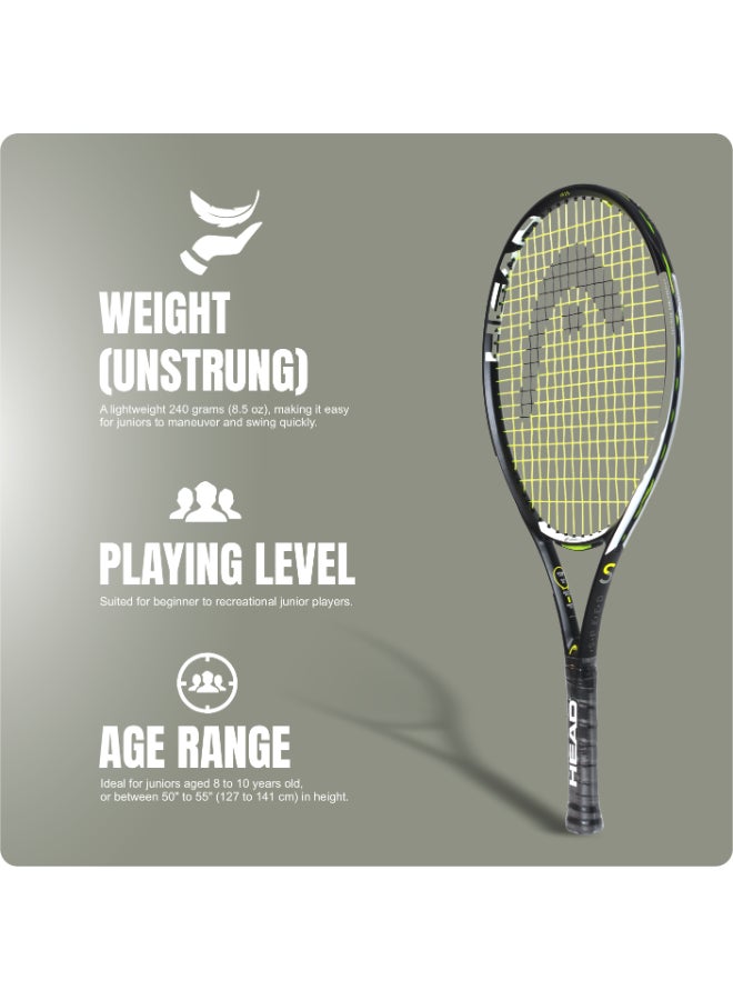 HEAD Speed 25 Junior Tennis Racquet – 25 Inch Lightweight Youth Tennis Racket, Pre-Strung Performance Frame with Power and Control for Junior and Teen Players - Premium tennis_racquets designed for performance, durability, and comfort - Image 2