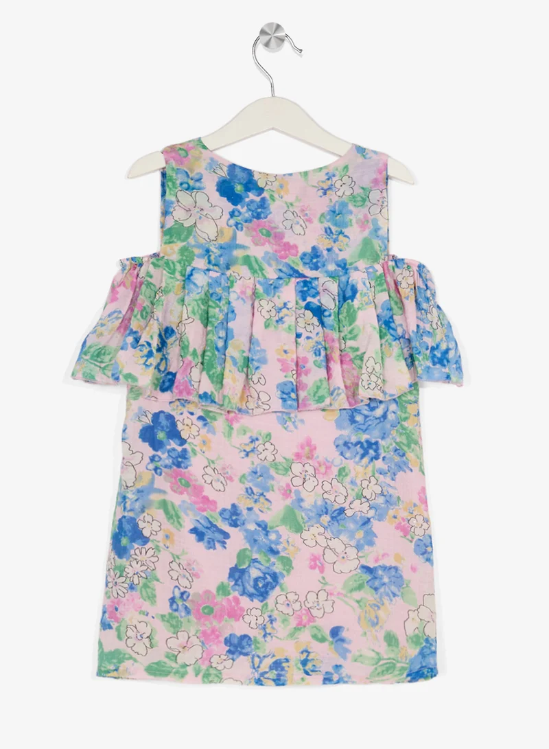 ليتل جولدن ابل فستان صغير بطبعة زهور