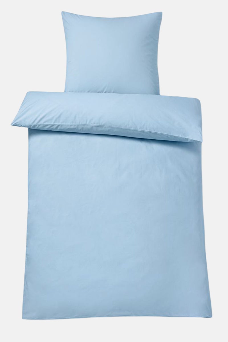 Tchibo Percale Duvet Set 140 x 200 cm, Blue  - Image 2