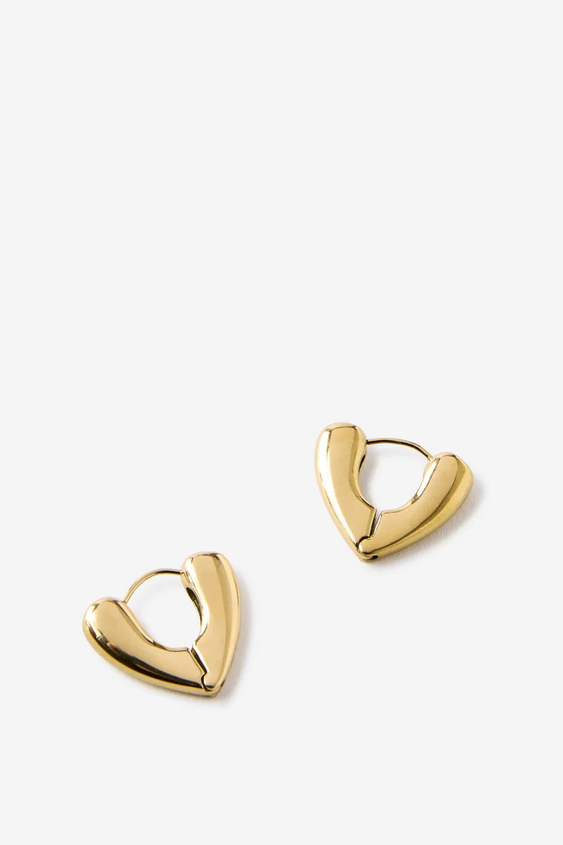 روبي Waterproof Mid Hoop Earring