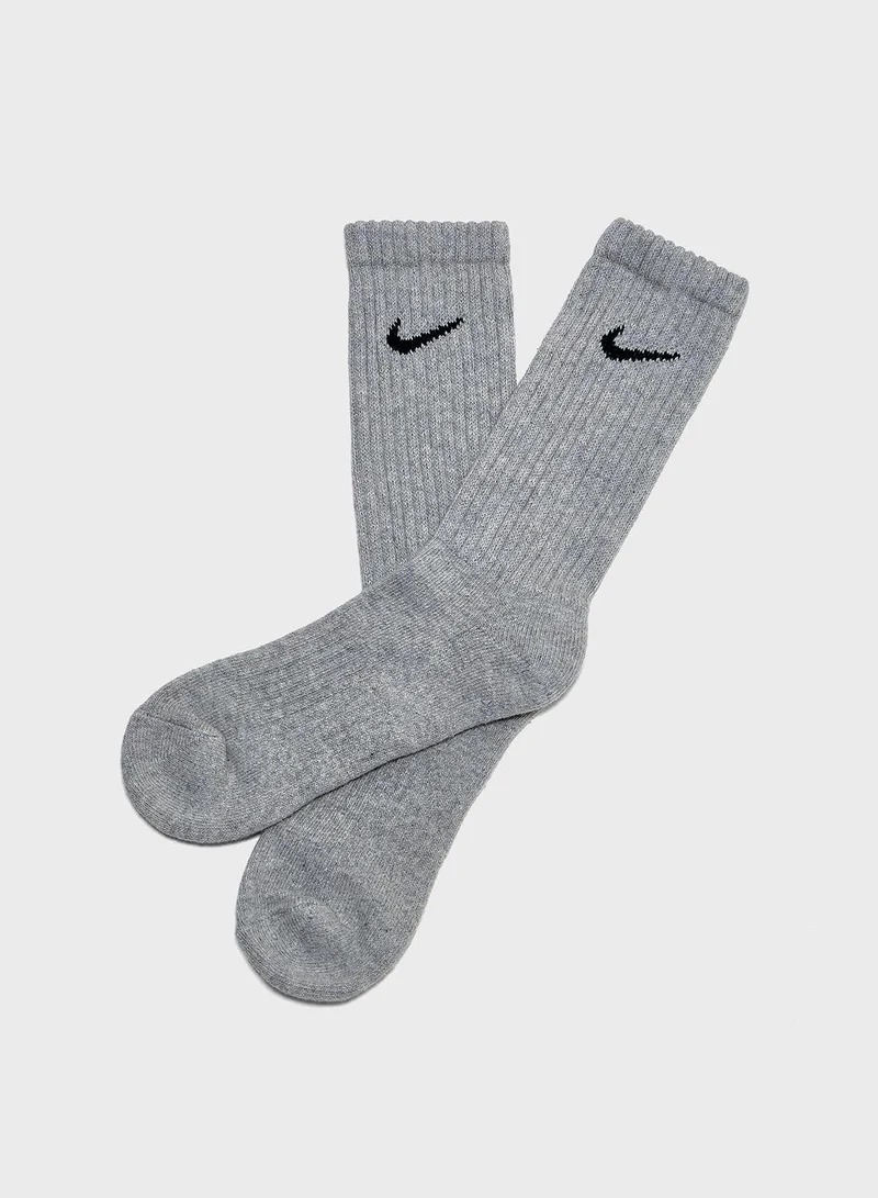 Nike Value Cotton Crew Socks (3 Pack)