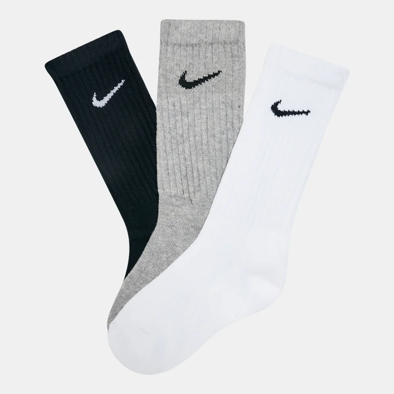 Nike Value Cotton Crew Socks (3 Pack)