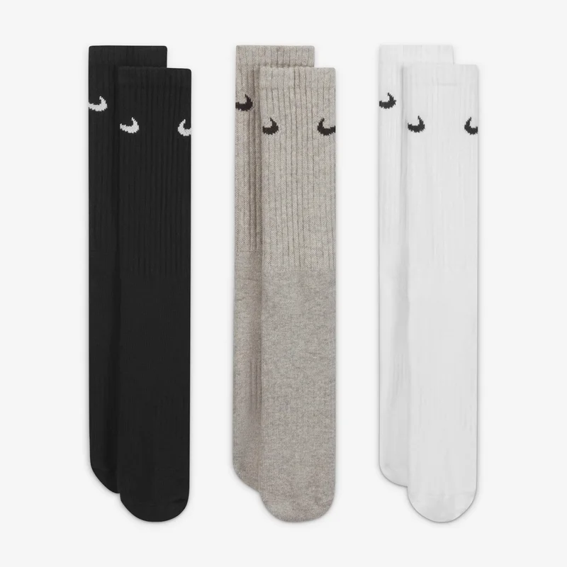 نايكي جوارب كوشند ترينينج كرو (3 أزواج)