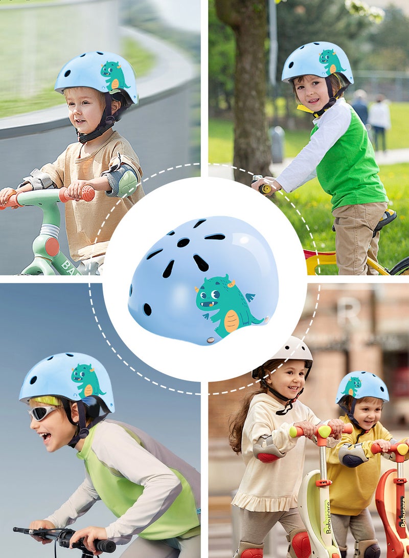 MaBaby Kids Helmet 7 in 1 Adjustable Protective Sports Gear Set, Kids Bike Helmets, Kick Scooter, Inline Skate, with Knee Elbow Pads Wrist Guards, for Kids Ages 3-12 Boys and Girls - Image 4