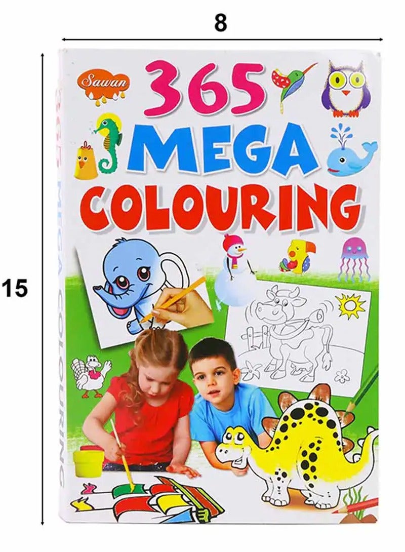 Sawan 365 smart activities colouring books with 368 pages for kids indoor Activities