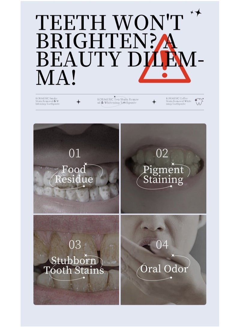 Kormesic Brightening Toothpaste 120g - Enhance Your Smile - Image 3