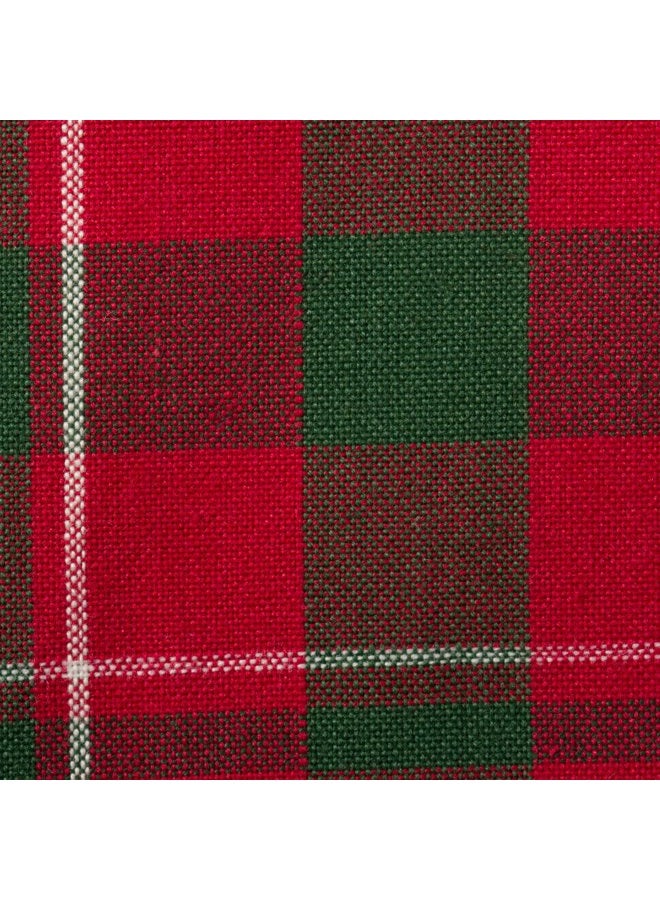 DII Tartan Holly Plaid Square Tablecloth, 100% Cotton with 1/2" Hem for Holiday, Family Gatherings, & Christmas Dinner (52x52" - Seats 4) - Image 2