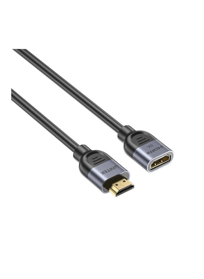 HDMI 2.1  Male to Female HDMI Extension Cable, HDMI2.1 8K 60Hz, HDMI Extender Male to Female Adapter Cable compatible with HD Television, TV Stick, Streaming media players, Blue-ray DVD player, Gaming Consoles, Satellite Box, AV receivers, TV Box, Boxee, Xbox360, Xbox One S, PS5, PS4, PS3, PSVR, Nintendo Wii U, Oculus Rift VR headset, windows 10 PC stick, wall-mounted TV, HDMI Selector Box, PC, etc - pzsku/Z08F1516D78150BD37E57Z/45/_/1740741658/2c7d5451-267c-4743-9aee-f093ee4b863c