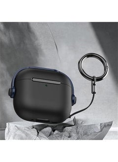 Generic for Apple Airpods 4th Generation Case Cover(2024), Shock-Proof Protective TPU Case with Keychain Cpatible with Airpods 4 case for Wen,Men (Black)  - Image 4