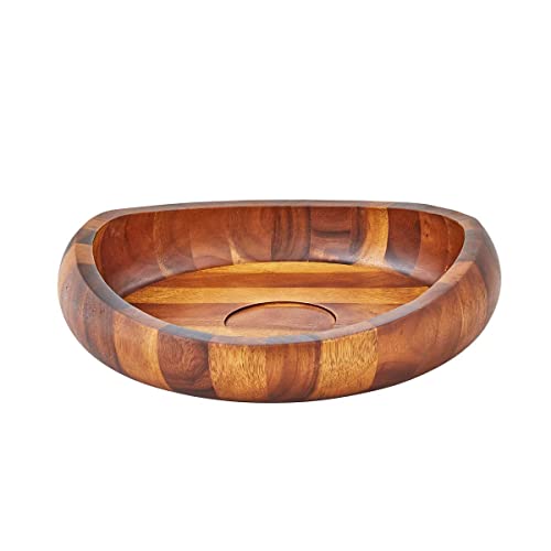 Nambe Butterfly Collection Chip and Dip Serving Tray and Bowl | 2Piece Set | Metal Dip Bowl for Salsa and Guacamole | Large Party Platter for Vegetables, Snacks, or Chips | 16Inch - Image 3