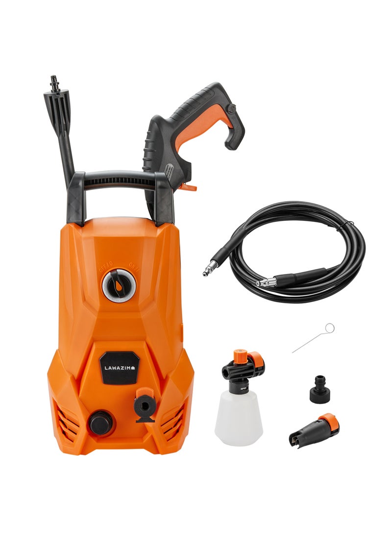 LAWAZIM High-Pressure Washer 82Bar - 1200W - Durable Electric Power Cleaner with BS Plug, 3m Hose, Soap Dispenser, and Long Handle - Compact Washer for Home Car Patio Outdoor and Industrial Cleaning  - Image 1